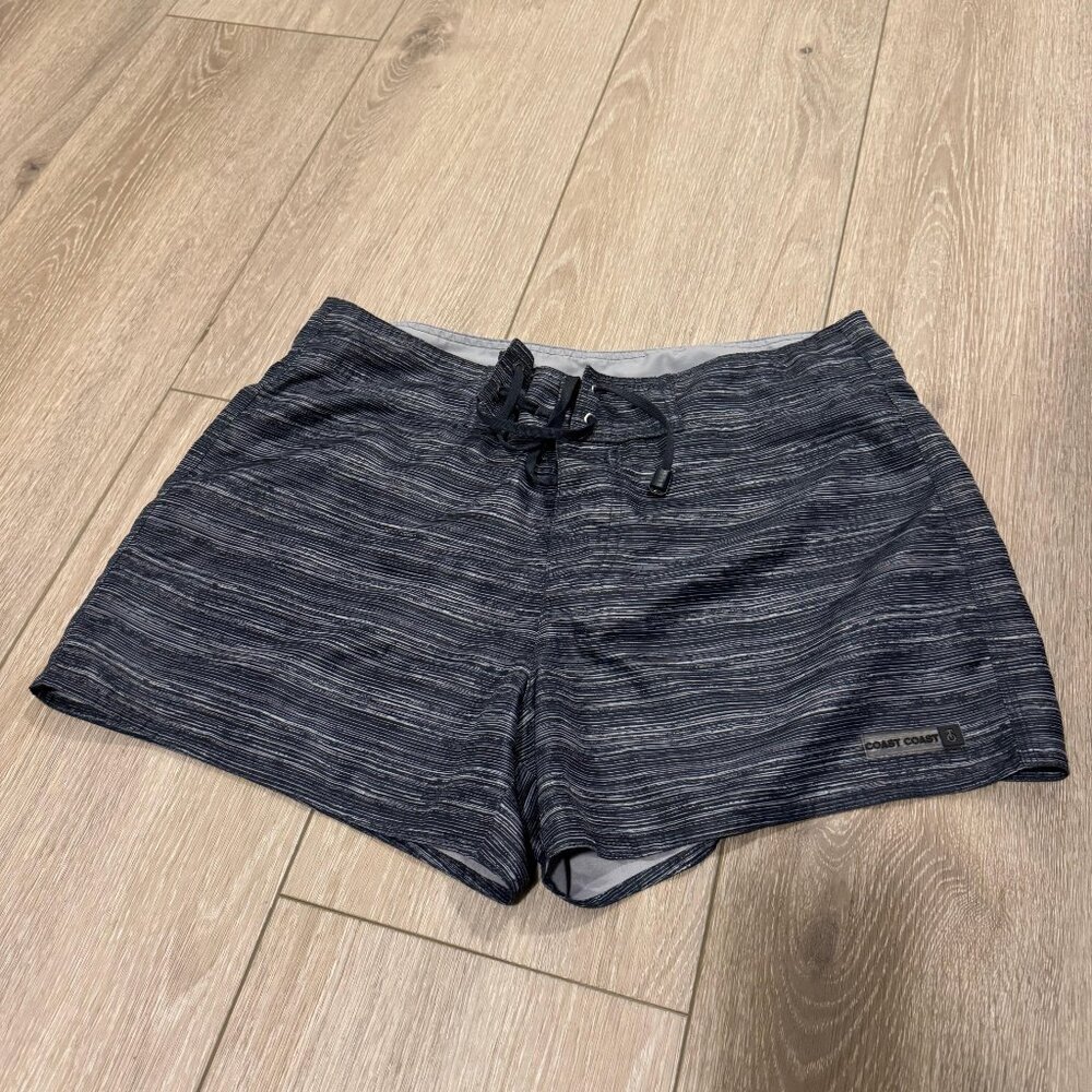 Coast To Coast Training Shorts Men’s Black & White Dot Dye Drawstring